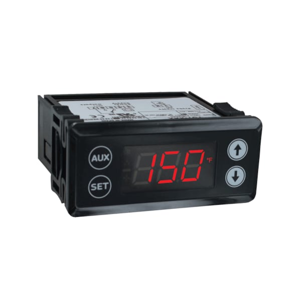 Digital thermostat 1 relay output, 1 PTC/NTC probe input, red display, 230 VAC, Modbus